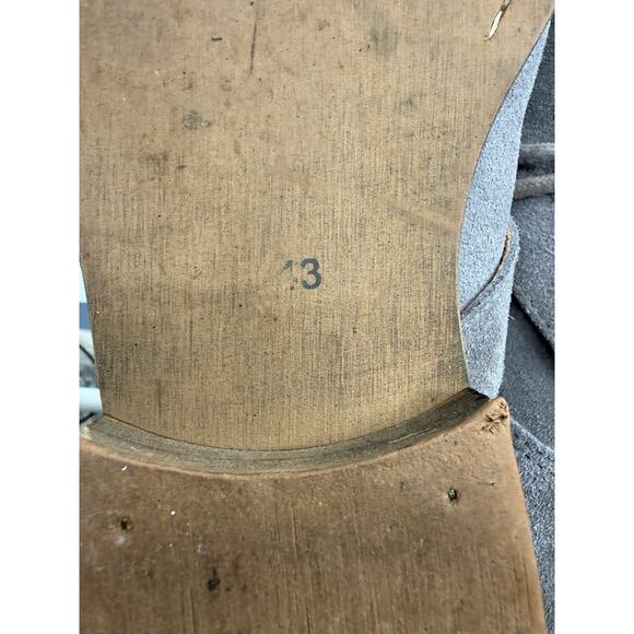 Steve Madden Hound Suede Leather Boots Gray Ankle Size 10 Lace Up Buckles Shoes - Picture 8 of 8